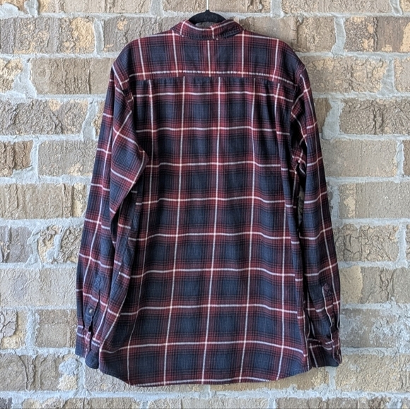 Carhartt Rugged Flex Hamilton Plaid Shirt for Men Size Large TALL Relaxed Fit - Picture 3 of 5